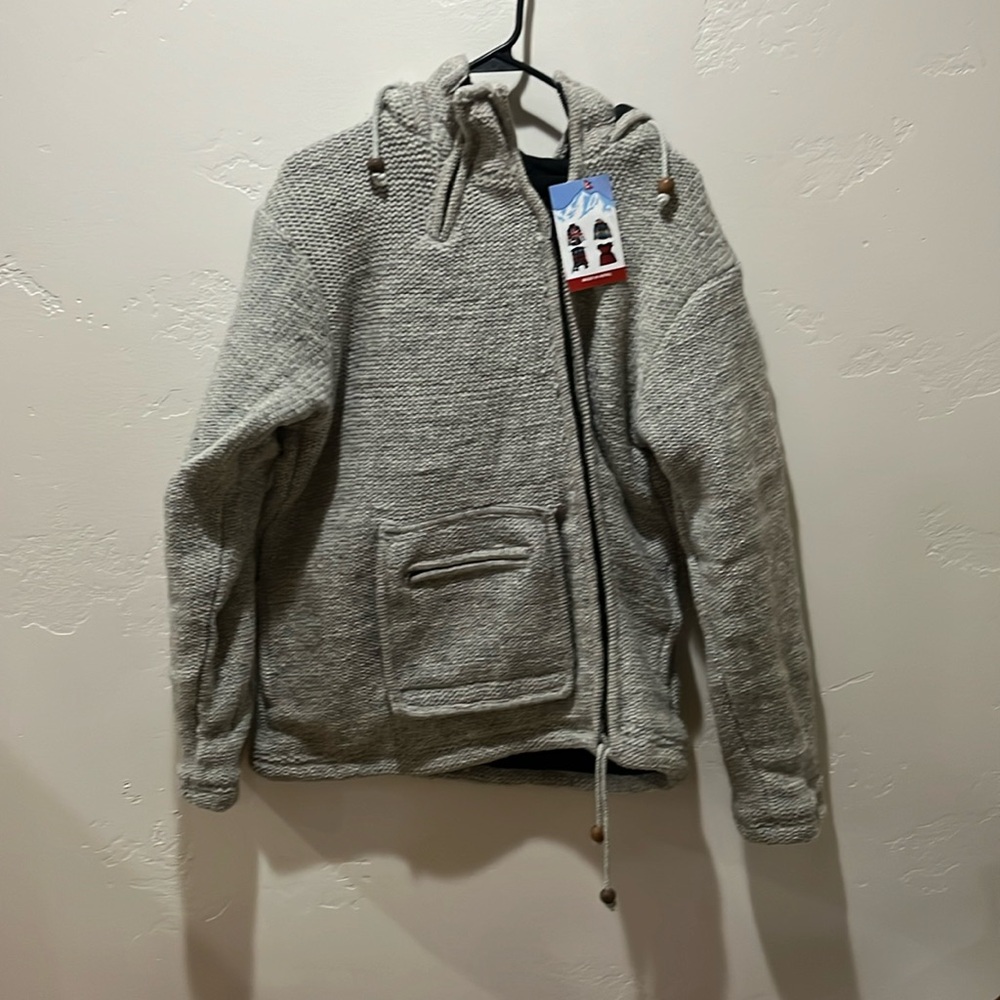 Handmade in Nepal size medium real wool